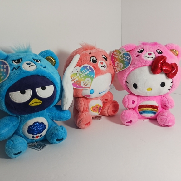Hello Kitty And Friends X Care Bears Plush Stuffed Animal Toys - Picture 12 of 12